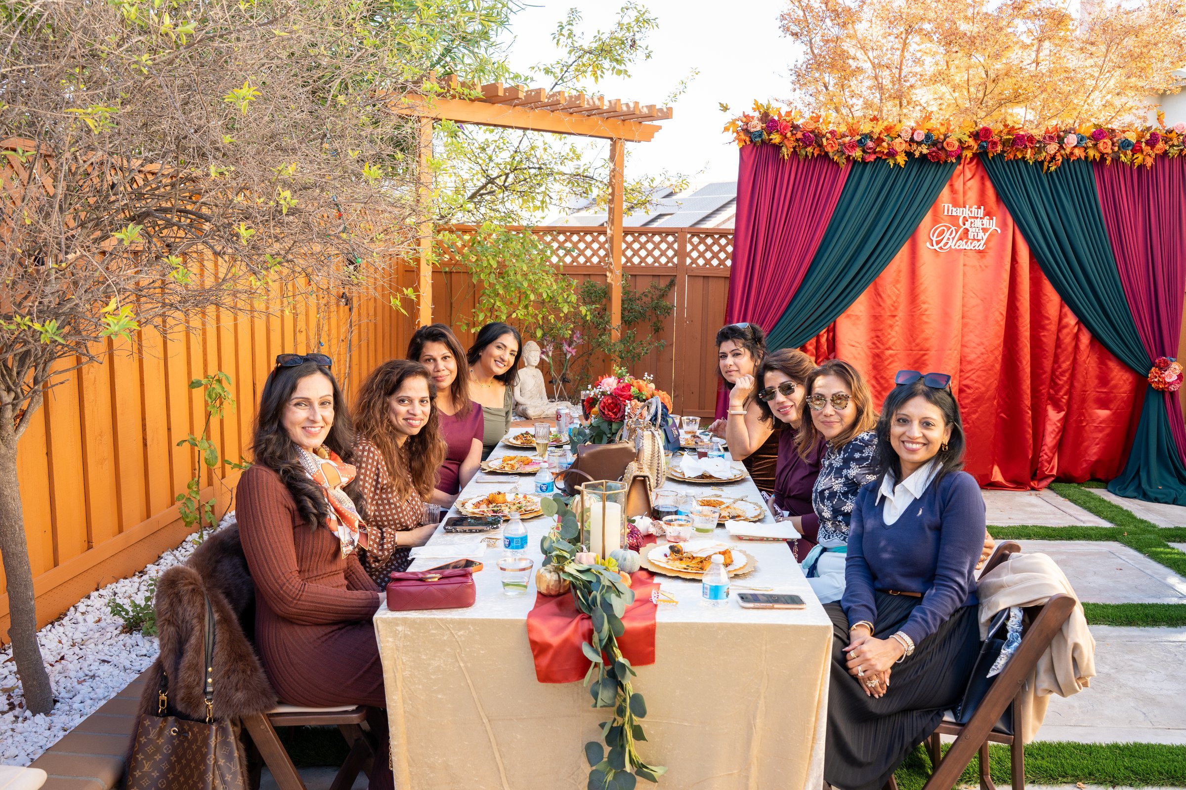 Parul meenu event 11232025 golden hour table of friends